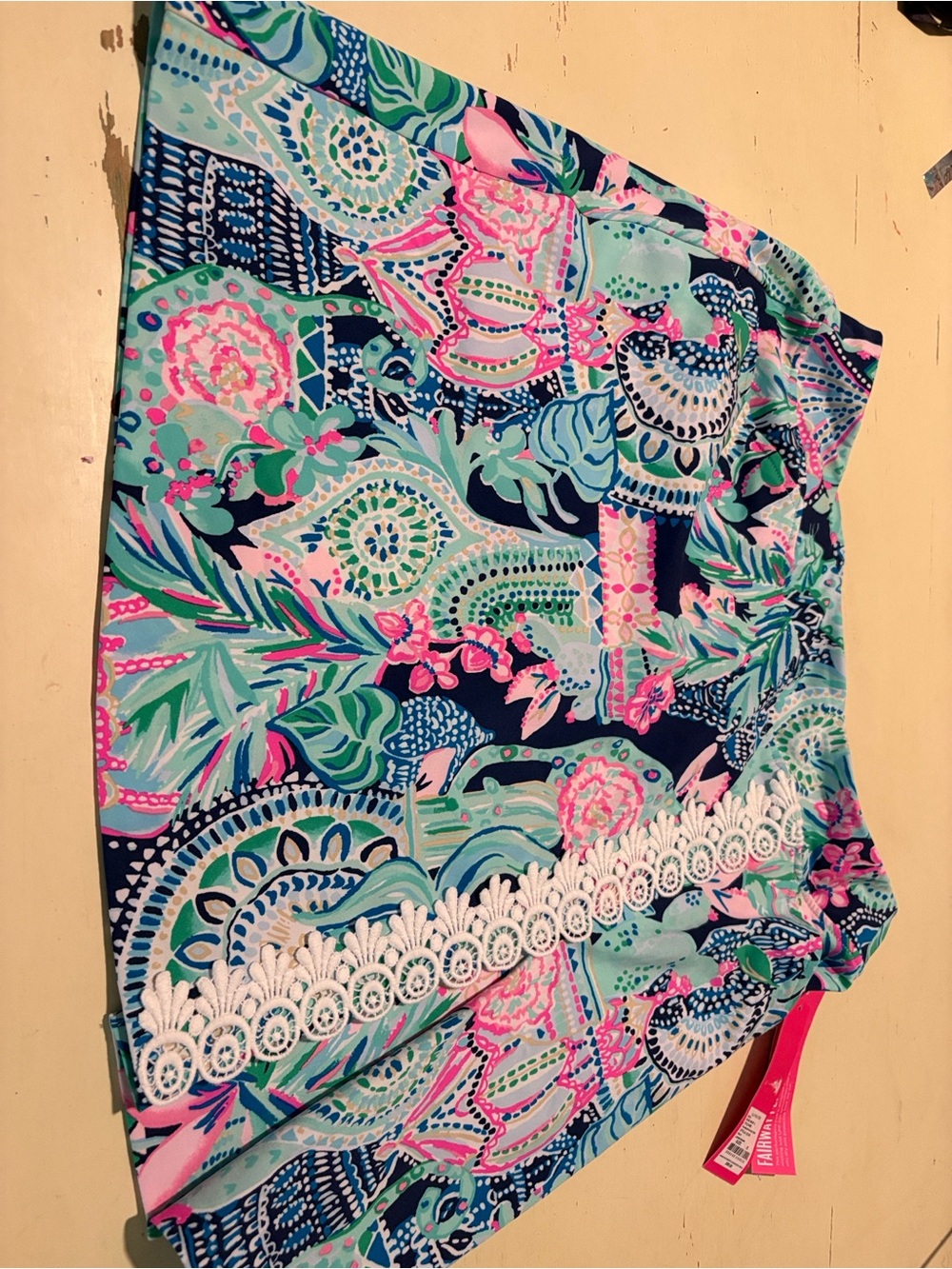 Lilly Pulitzer Daphnie Golf Skort Lookin Sharp Size 12 UPF Stretchy pockets NWT - Picture 2 of 6
